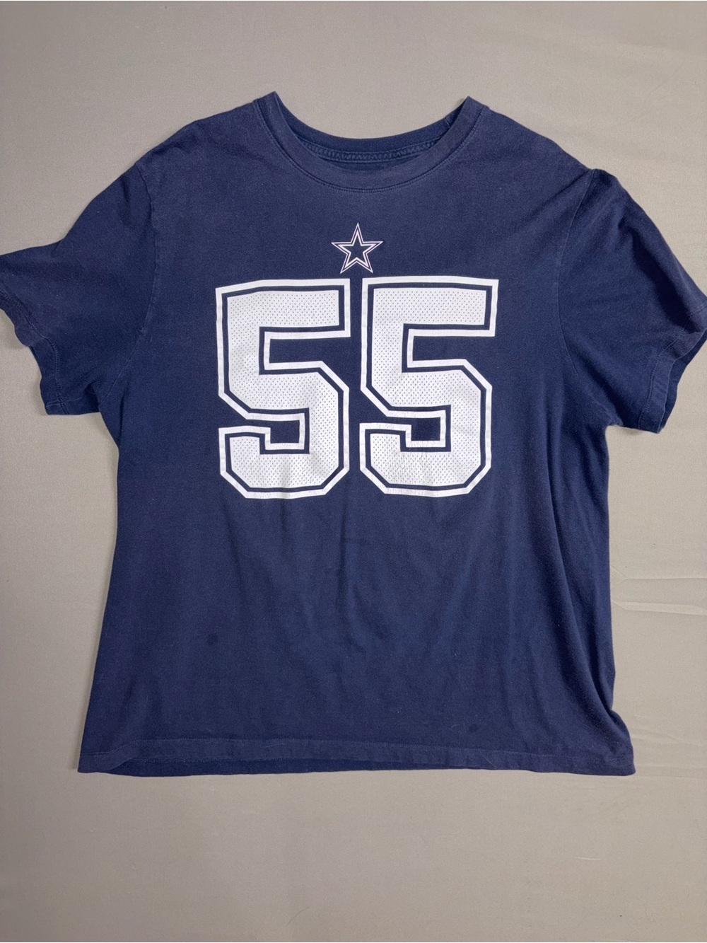 Nike Navy Short-Sleeve Tee with White 55 Graphic OPEN TO OFFERS